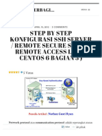 Step by Step Konfigurasi SSH Server - Remote Secure Shell (Remote Access Linux CentOS 6 Bagian 3)