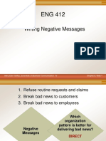 Writing Negative Messages: Chapter 8, Slide 1 Mary Ellen Guffey, Essentials of Business Communication, 7e