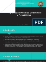 Programación Dinámica Determinista y Probabilística