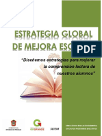 Estrategia global de mejora escolar Comprensión Lectora