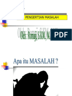 MATERI 1 Perumusan Masalah Penelitian