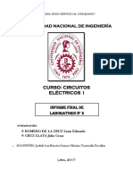 Segundo Informe de Laboratorio