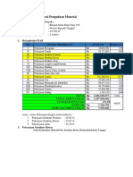 Tugas Membuat Jadwal Pengadaan Material