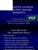 Approach to a Patient With Active Urinary Sediments