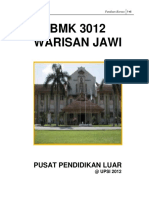 Modul BMK3102 Warisan - Jawi PDF