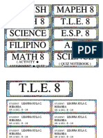 Notebook Labels