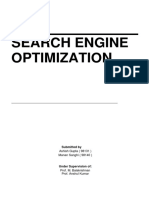 Search Engine Optimization: M Ini Project Report