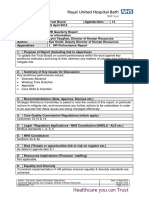 HR Quarterly Report Template