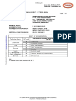 NIOSH Certification Sdn. Bhd. QMS 17