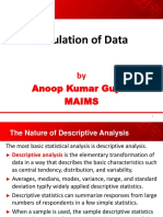 6 Tabulation of Data