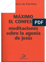 Máximo El Confesor - Meditaciones Sobre La Agonía de Jesús