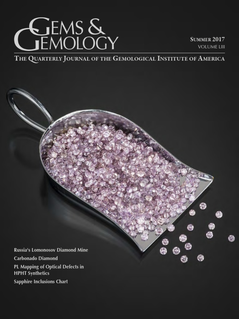 Gems Gemology Summer 2017v2 | PDF | Diamond | Mantle (Geology)