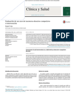 Evaluación de Un Caso de Trastorno Obsesivo Compulsivo e Intervención