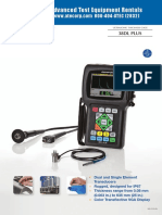 Panametrics 38DL Plus Datasheet