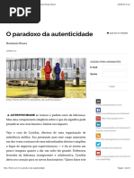 O Paradoxo Da Autenticidade - Harvard Business Review Brasil