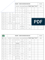 Enquiry - Order Conversion Register