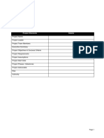 Project Charter Template v1