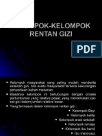 Kelompok Rentan Gizi