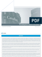 Leading Spanish Retail Bank CaixaBank Corporate Presentation