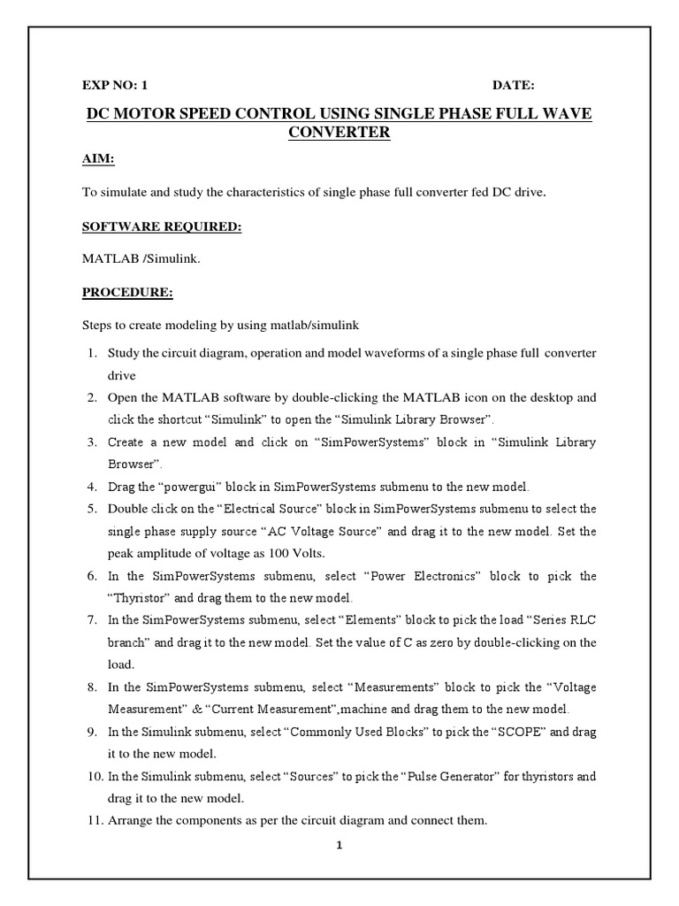 Lab Record PDF Power Electronics Amplitude