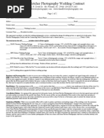 Download Dana Fletcher Photography Wedding Contract by Dana Fletcher SN36329617 doc pdf