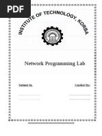 Network Programming Lab: Submit by Guided by