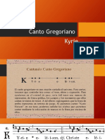 Canto Gregoriano Kyrie