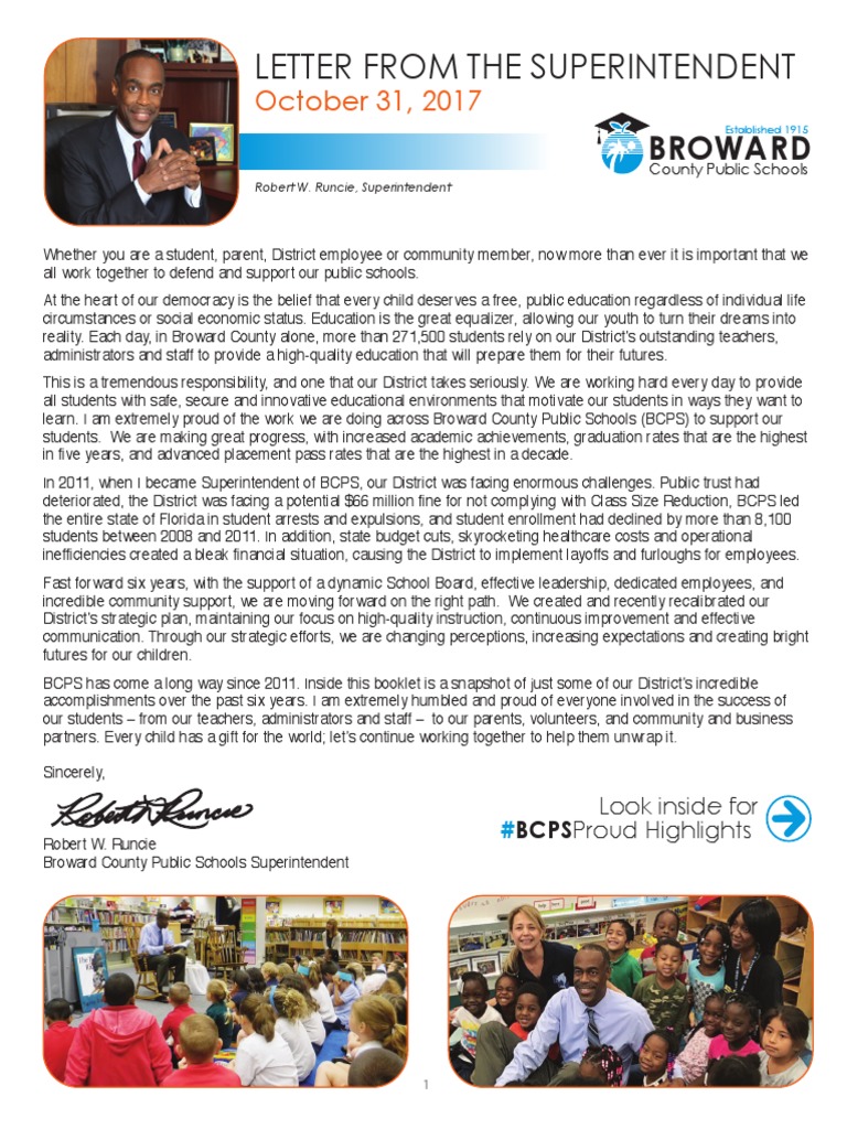 BCPS Superintendent's Progress Report | PDF | Americans With ...