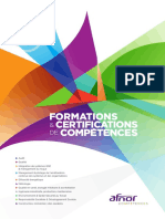 Afnor Competences Catalogue General 2017 BAT PDF