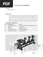 4.2 Malus Law Experiment