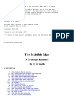 The Invisible Man: A Grotesque Romance by H. G. Wells