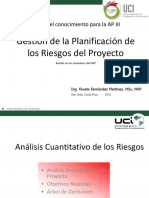 Gestión de La Planificación de Los Riesgos Del Proyecto