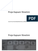 Proje Kapsam Yönetimi