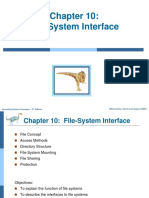 File-System Interface: Silberschatz, Galvin and Gagne ©2009 Operating System Concepts - 8 Edition