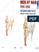 Men at War 1914-1945 No.62. The Indian Army 1914-47. Osprey. Del Prado.