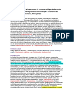 Demostrar El Valor y La Importancia de Combinar Códigos de Barras de ADN y Caracteres Morfológicos Discriminantes para Taxonomía de Polistomas