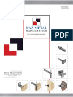 Haz Metal Stone Attachments Technical Catalogue PDF