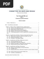 Tax Cuts and Jobs Act Section by Section