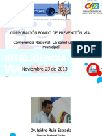Fondo Prevencion Vial Cosesam Nov 23 de 2013 Dr Isidro Ruiz