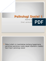 Psikologi Sosial 1