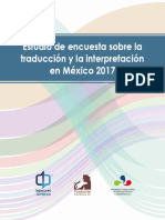 Estudio de encuesta sobre la traducción y la interpretación en México