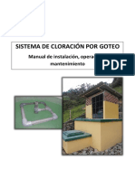 05 Manual O&m Sistema de Cloracion Por Goteo