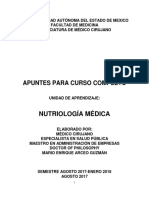 Apuntes Nutriología Médica Semestre Agosto 2017-Enero 2018