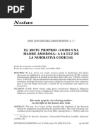 Comentario Como Una Madre Amorosa