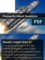 Fequently Asked Questions When Using Unity