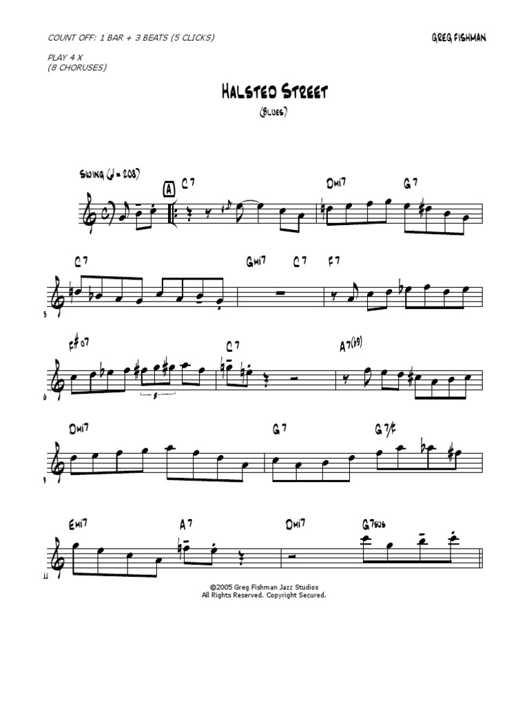 Greg Fishman - Jazz Saxophone Etudes Vol.1 (BB, Eb) Only The Etudes | PDF |  Échecs | Ouverture (échecs)