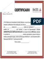 Modelo Certifica Do