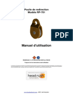 ZipSTOP Redirection-Pulley Manual FR