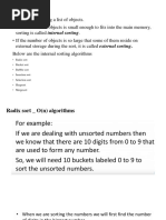 Sorting Algorithms