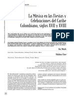 Aschner Música Fiestas Celebraciones Caribe Siglos XVII XVIII PDF